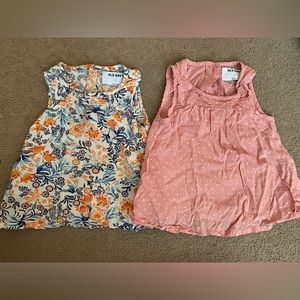 Set of 2 toddler tank tops